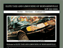 Tablet Screenshot of elitetaxiandlimo.com